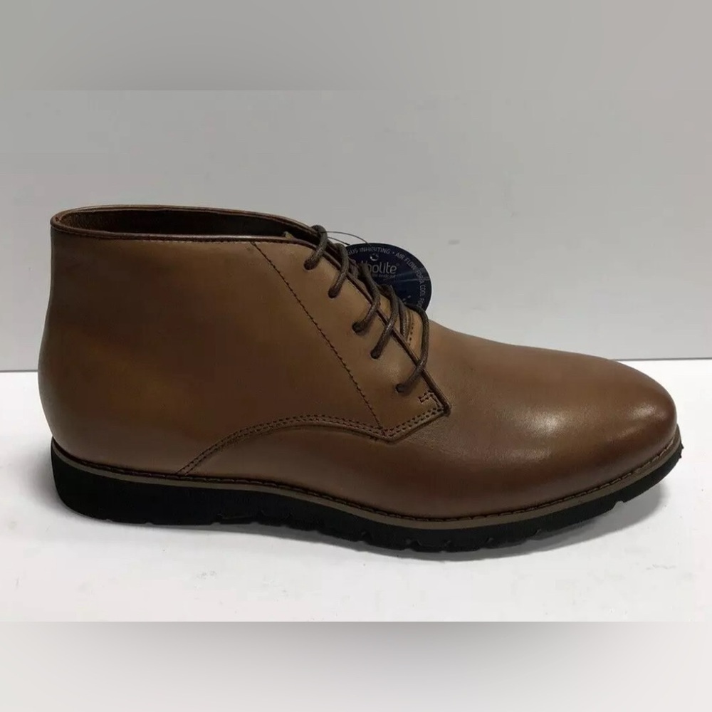 Propet Grady Mens Chukka Boot Tan Leather Size 10.5 M